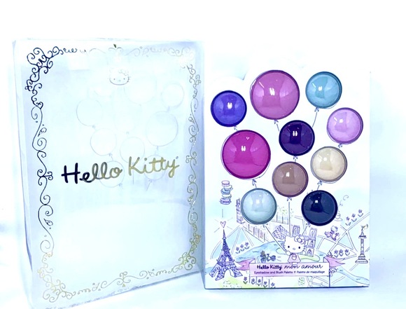 Hello Kitty Other - BNIB Hello Kitty by Sanrio Mon Amour 8 Eyeshadows and 2 Blush Palette VHTF